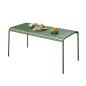 Preview: MuXing Gartenmöbel Tisch- und Stuhlset – Outdoor Eisenmöbel, geeignet für Gartenrestaurants, Cafés und andere Außenbereiche, grün【HYZL】