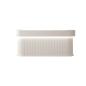 Preview: MuXing Reception Desk, Bar Counter, Rounded Corner Design, Vertical Stripe Pattern, Salon, Hotel, Store Front Desk【Baise】