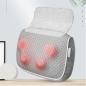 Preview: Muxing Elektrisches Massagegerät mit Heizfunktion, 3-stufig einstellbar, bidirektional, für Nacken, Rücken, Schultern und Beine grau A94