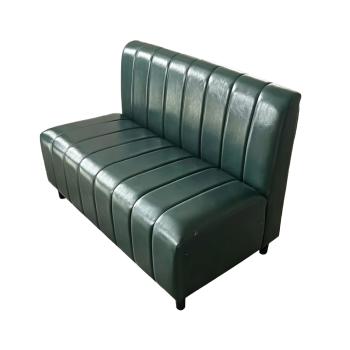 Muxing Gastro-Sofa Gewerbesofa Dinerbank, Restaurantbank Sitzbank Polsterbank, Gastronomiemöbel für Café Bar Bistro Hotel, Dunkelgrün 120 x 65 x 85 cm【C1-60】