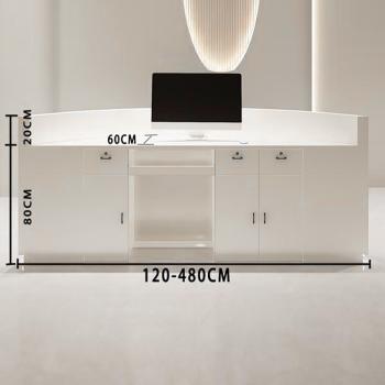 Muxing Empfangstheke Theke geschwungene Tresen Kasse Empfangstresen