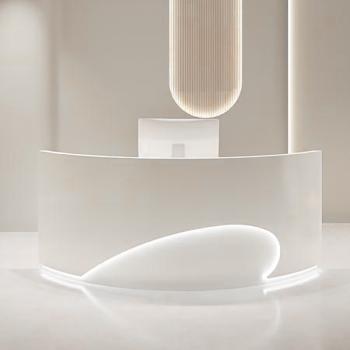 Muxing Empfangstheke Theke geschwungene Tresen Kasse Empfangstresen