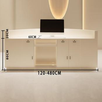 Muxing Empfangstheke Theke geschwungene Tresen Kasse Empfangstresen