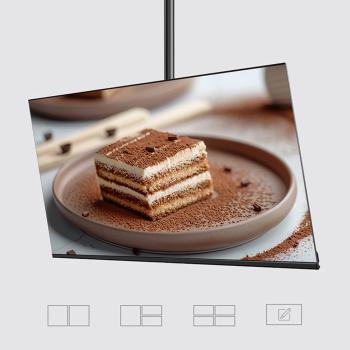 Preview: Muxing Digitales Werbedisplay Kundenstopper, mit automatischem Media Player, Gewerbliche Nutzung Hängender Werbemonitor
