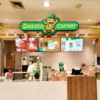 Preview: Muxing Digitales Werbedisplay Kundenstopper, mit automatischem Media Player, Gewerbliche Nutzung Hängender Werbemonitor