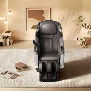 Muxing Massagesessel, Zero-Gravity Liegesessel, Tiefenmassage, mit Heizfunktion, Vollmassage, Bluetooth SL Schienen L140×B73×H106cm /A001/