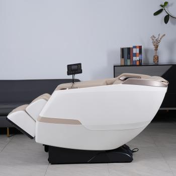 Muxing Massagesessel, Zero-Gravity Liegesessel, Tiefenmassage, mit Heizfunktion, Vollmassage, Bluetooth SL Schienen L140×B73×H106cm /A001/