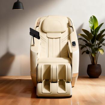 Preview: Muxing Massagesessel, Zero-Gravity Liegesessel, Tiefenmassage, mit Heizfunktion, Vollmassage, Bluetooth SL Schienen L140×B73×H106cm /A001/