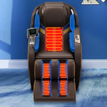 Preview: Muxing 3D Massagesessel, MECHANICAL HANDS Wärmefunktion, Shiatsu, Zero Gravity, Bluetooth SL Schienen A32