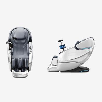 MuXing 4D Ganzkörper Massagesessel, Mit Heizfunktion, Tiefenmassage, für den ganzen Körper geeignet, Bluetooth SL Schienen