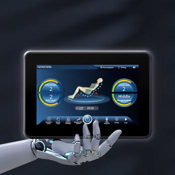 MuXing 4D Ganzkörper Massagesessel, Mit Heizfunktion, Tiefenmassage, für den ganzen Körper geeignet, Bluetooth SL Schienen