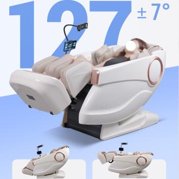 Preview: Muxing Massagesessel,Massagestuhl Zero Gravity für Ganzkörper, mit Heizung, SL Track,Thai Stretch Massagestuhl, Bluetooth 3D Surround Musik【GH-L001】