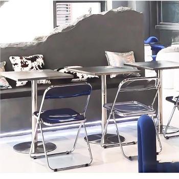 Muxing Gastronomiemöbel Bar Cafe Edelstahl Gastronomietisch Kleiner Rundtisch Esstisch Bistrotisch runder Tisch