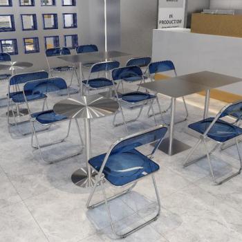 MuXing Gastronomiemöbel Edelstahl Bar Cafe Gewerblicher Bistrotisch