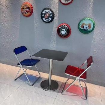 MuXing Gastronomiemöbel Edelstahl Bar Cafe Gewerblicher Bistrotisch