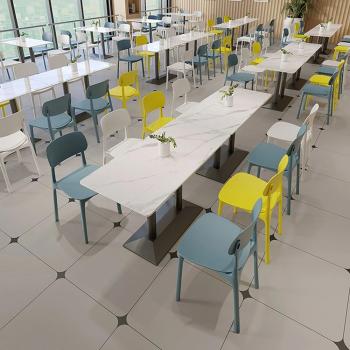 MuXing Gastronomiemöbel Esszimmertisch Esstisch Küchentisch für Esszimmer Wohnzimmer tisch Bistrotisch Keramik weißschwarz1