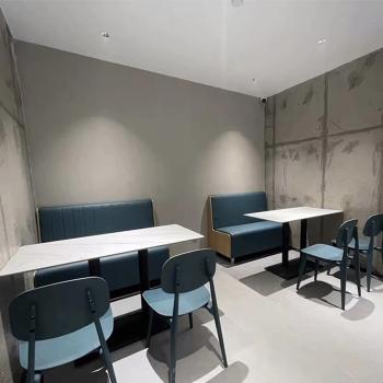 MuXing Gastronomiemöbel Esszimmertisch Esstisch Küchentisch für Esszimmer Wohnzimmer tisch Bistrotisch Keramik weißschwarz1