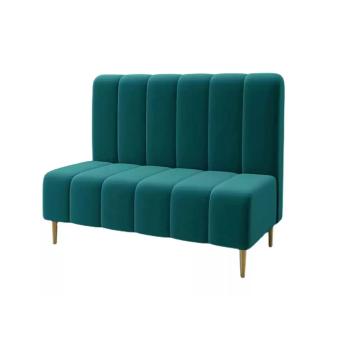 Muxing  Sitzbank mit Rückenlehne Restaurant-Sitzbank Café-Sitzbank Hochlehner-Barbank Dunkelgrün 120×60×90 cm 【KZ-R52】