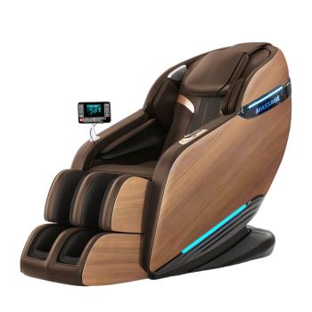 Muxing 3D Massagesessel, MECHANICAL HANDS Wärmefunktion, Shiatsu, Zero Gravity, Bluetooth SL Schienen A32