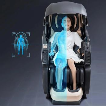 Muxing 3D Massagesessel,  Wärmefunktion,Zero Gravity, Bluetooth SL Schienen GH988