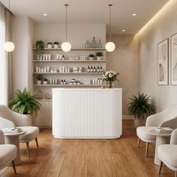 Muxing Geschäft Salon Empfangstisch Theke Tresen Kasse Laden