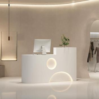 Muxing Ladenkasse kleine Theke Ladentheke kassen Empfangstheke Empfangstisch links