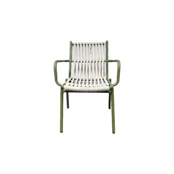 Muxing Outdoor Essgruppe Gartenmöbel-Set  Garten-Esstischgruppe 1 Tisch  4 Stühle Wetterfeste Gartenmöbel-Garnitur Grün