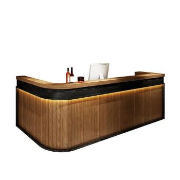 Preview: Muxing Maßanfertigung Bartheke Empfangstheke Empfangstresen Bartisch Ladentheke Verkaufstheke Kassentheke Theke /Muhei/