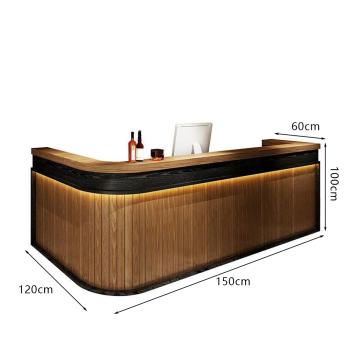 Muxing Maßanfertigung Bartheke Empfangstheke Empfangstresen Bartisch Ladentheke Verkaufstheke Kassentheke Theke /Muhei/