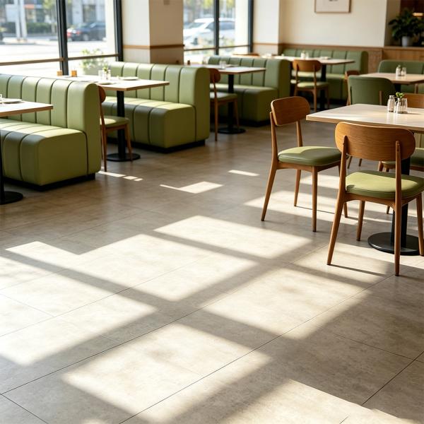 Muxing Gewerbesofa Gastro-Sofa Sitzbank, gepolsterte Restaurantbank für Café Bar Bistro Hotel Empfangsbereich, Hellgrün, 120 × 70 × 80 cm 【1076】