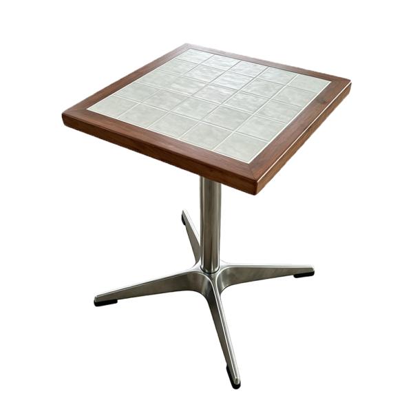 Muxing Gewerbetisch Gastronomietisch Esstisch für Café, Bar, Restaurant, Dessertladen, Bubble-Tea-Shop, Imbiss und Nudelrestaurant 60 x 60 x 75 cm【BAI-F60 -】