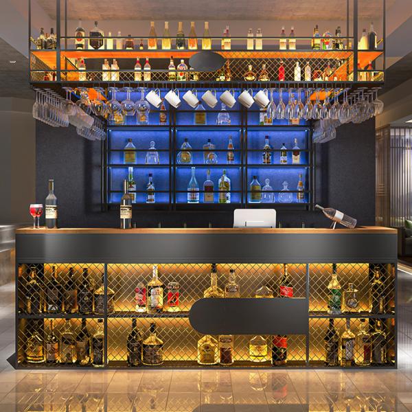 Muxing Maßanfertigung Bartisch Bar Theke Kasse Tresen Eisenkunst Rezeption Empfangstheke【TWWW】