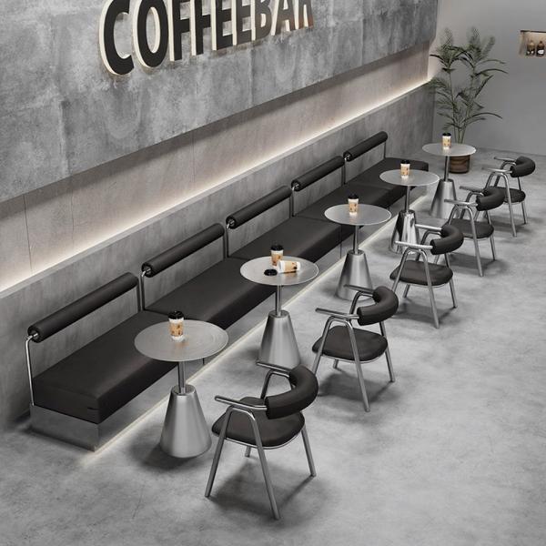 MuXing Couchtisch, Kaffeetisch, Gastronomietisch, Esstisch, Bistrotisch, Industrietisch, Tisch aus Edelstahl