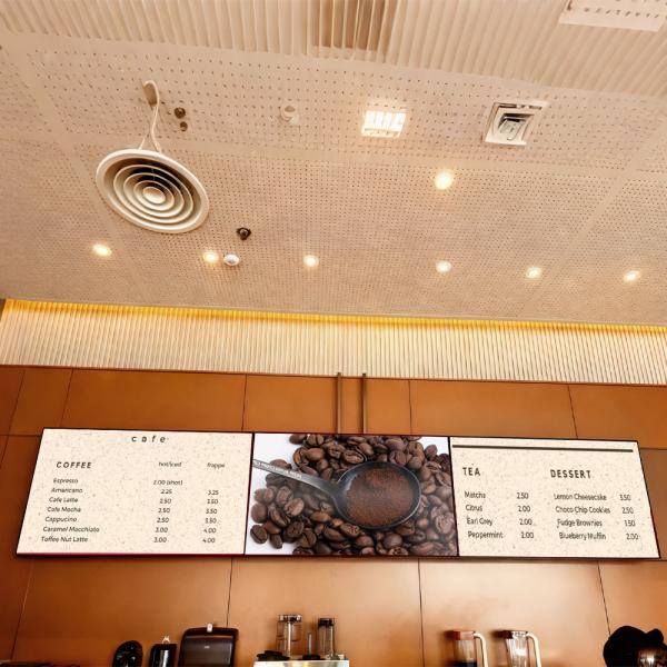 Muxing Digitales Werbedisplay Kundenstopper, mit automatischem Media Player, Gewerbliche Nutzung Hängender Werbemonitor