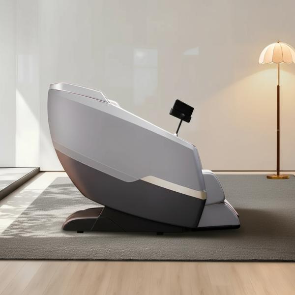 Muxing Massagesessel, Zero-Gravity Liegesessel, Tiefenmassage, mit Heizfunktion, Vollmassage, Bluetooth SL Schienen L140×B73×H106cm /A001/