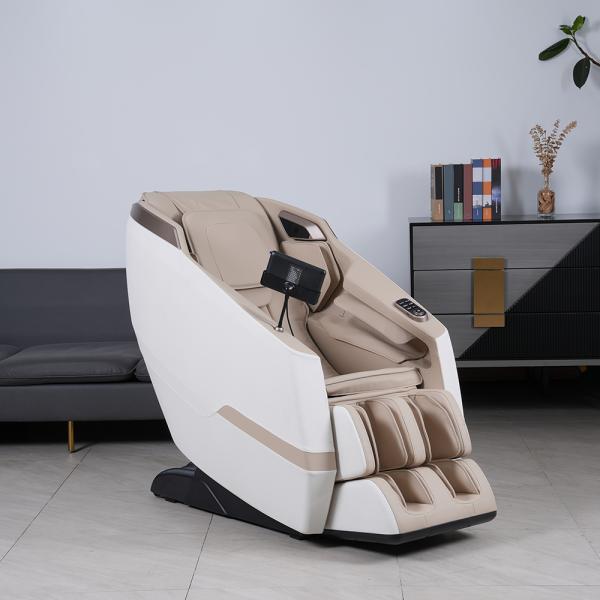 Muxing Massagesessel, Zero-Gravity Liegesessel, Tiefenmassage, mit Heizfunktion, Vollmassage, Bluetooth SL Schienen L140×B73×H106cm /A001/
