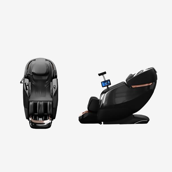 MuXing 4D Ganzkörper Massagesessel, Mit Heizfunktion, Tiefenmassage, für den ganzen Körper geeignet, Bluetooth SL Schienen