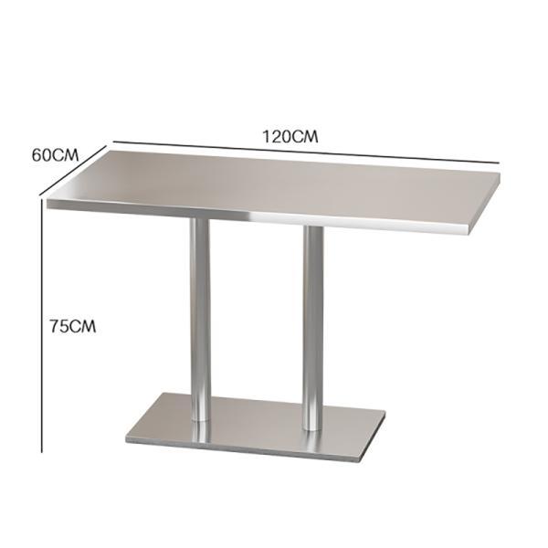 Muxing Gastronomiemöbel Bar Cafe Edelstahl Gastronomietisch Kleiner Rundtisch Esstisch Bistrotisch runder Tisch