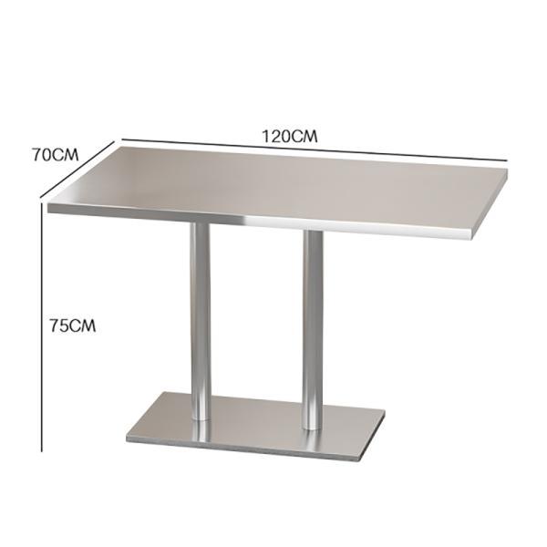 Muxing Gastronomiemöbel Bar Cafe Edelstahl Gastronomietisch Kleiner Rundtisch Esstisch Bistrotisch runder Tisch