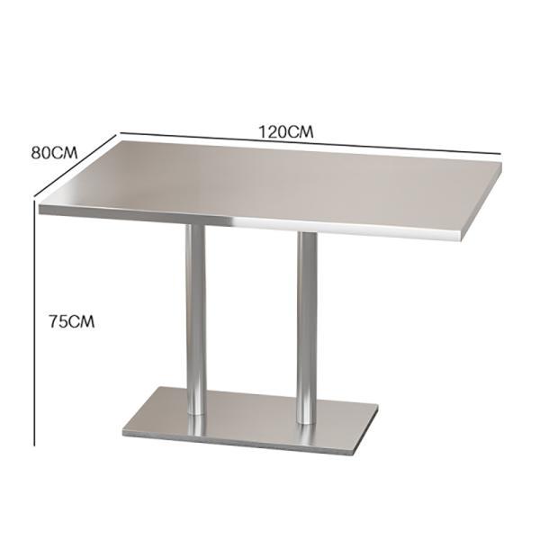 Muxing Gastronomiemöbel Bar Cafe Edelstahl Gastronomietisch Kleiner Rundtisch Esstisch Bistrotisch runder Tisch