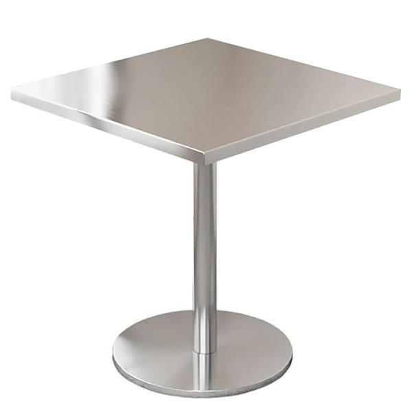 Muxing Gastronomiemöbel Bar Cafe Edelstahl Gastronomietisch Kleiner Rundtisch Esstisch Bistrotisch runder Tisch