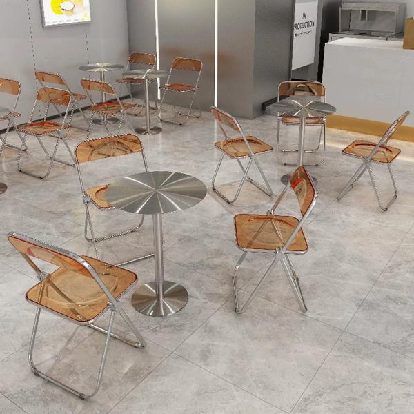 MuXing Gastronomiemöbel Edelstahl Bar Cafe Gewerblicher Bistrotisch