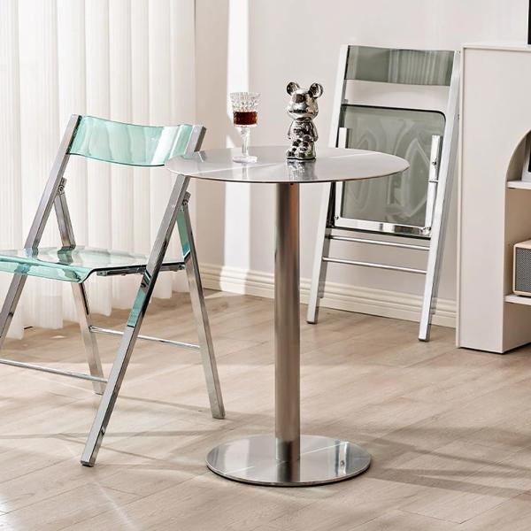 MuXing Gastronomiemöbel Edelstahl Bar Cafe Gewerblicher Bistrotisch