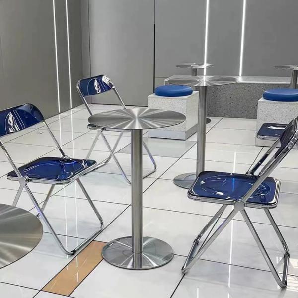 MuXing Gastronomiemöbel Edelstahl Bar Cafe Gewerblicher Bistrotisch