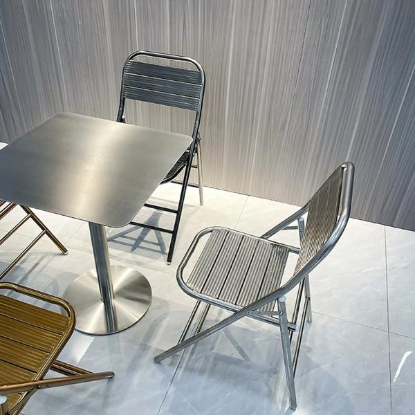 MuXing Gastronomiemöbel Edelstahl Bar Cafe Gewerblicher Bistrotisch