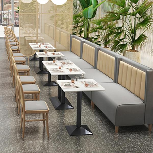 MuXing Gastronomiemöbel Esszimmertisch Esstisch Küchentisch für Esszimmer Wohnzimmer tisch Bistrotisch Keramik weißschwarz1