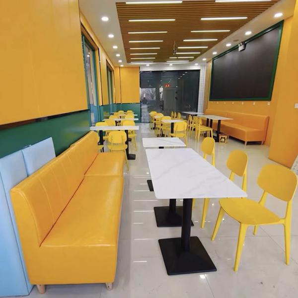 MuXing Gastronomiemöbel Esszimmertisch Esstisch Küchentisch für Esszimmer Wohnzimmer tisch Bistrotisch Keramik weißschwarz1