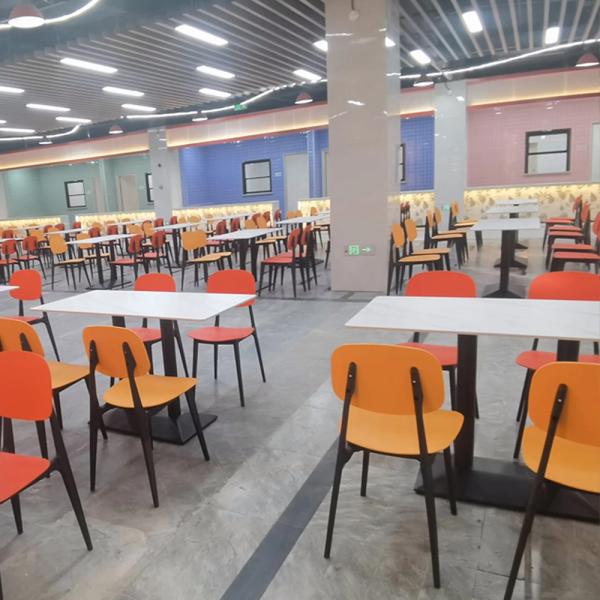 MuXing Gastronomiemöbel Esszimmertisch Esstisch Küchentisch für Esszimmer Wohnzimmer tisch Bistrotisch Keramik weißschwarz1