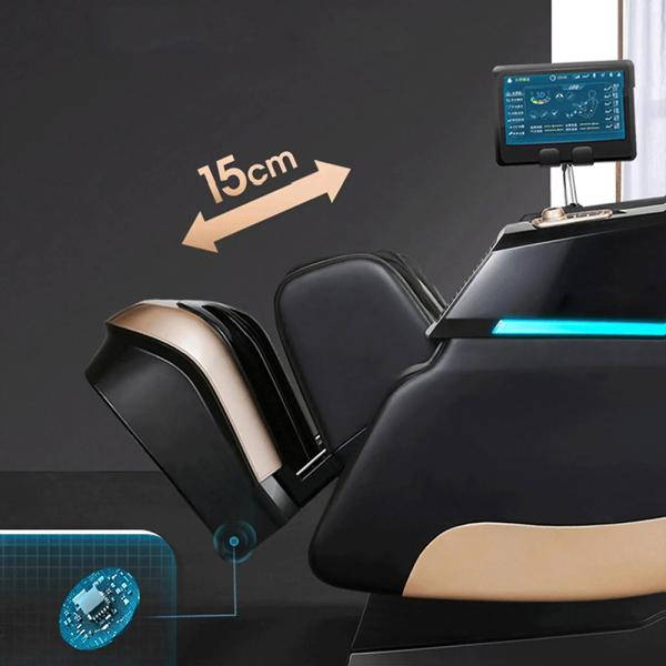 Muxing 3D Massagesessel,  Wärmefunktion,Zero Gravity, Bluetooth SL Schienen GH988