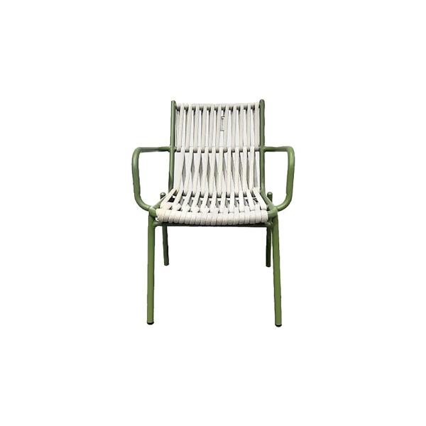 Muxing Outdoor Essgruppe Gartenmöbel-Set  Garten-Esstischgruppe 1 Tisch  4 Stühle Wetterfeste Gartenmöbel-Garnitur Grün